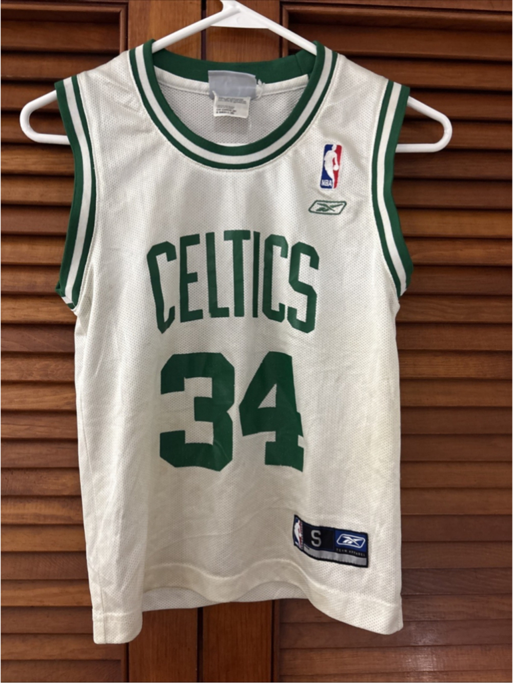 Paul Pierce #34 Boston Celtics Jersey Reebok Size Youth Small (8)
